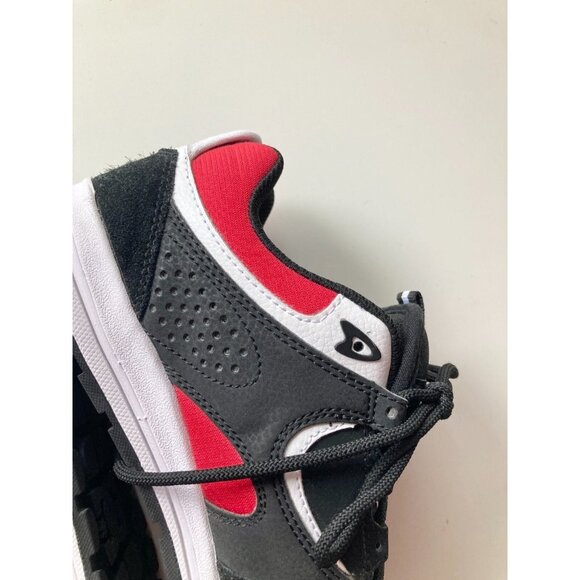 DC SHOES Kalis Lite Black Red White Low Top Skate Shoe Sneakers, Size 9/42 - Picture 12 of 16